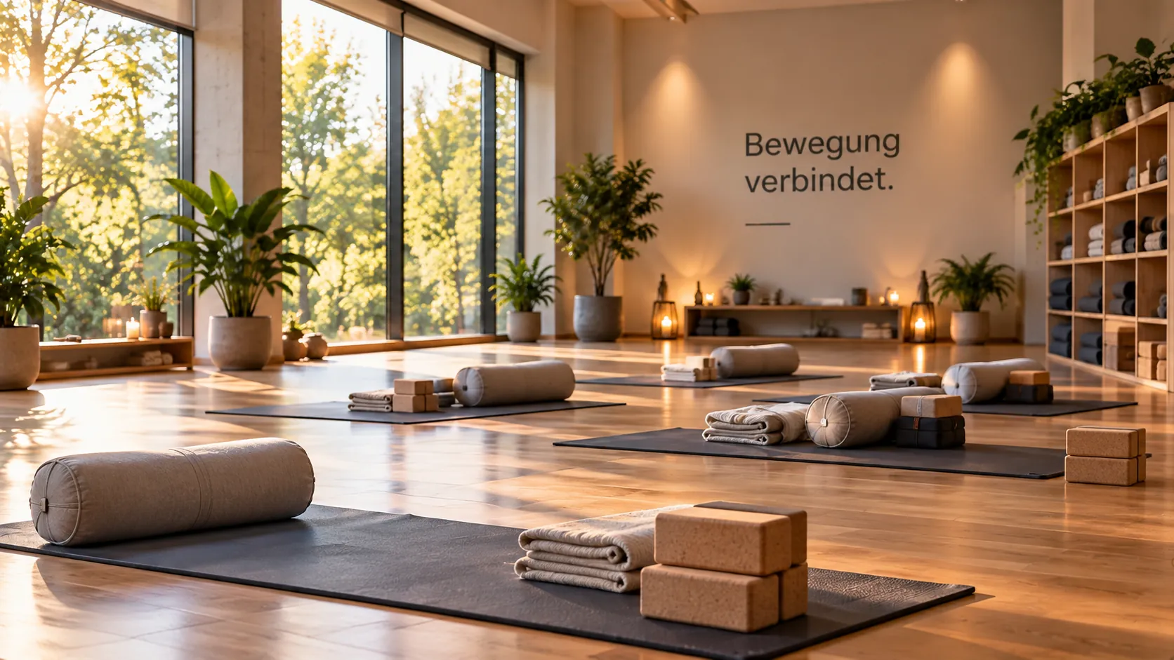 Kursraum für Yoga & Co., symbolische Darstellung für Kursanbieter